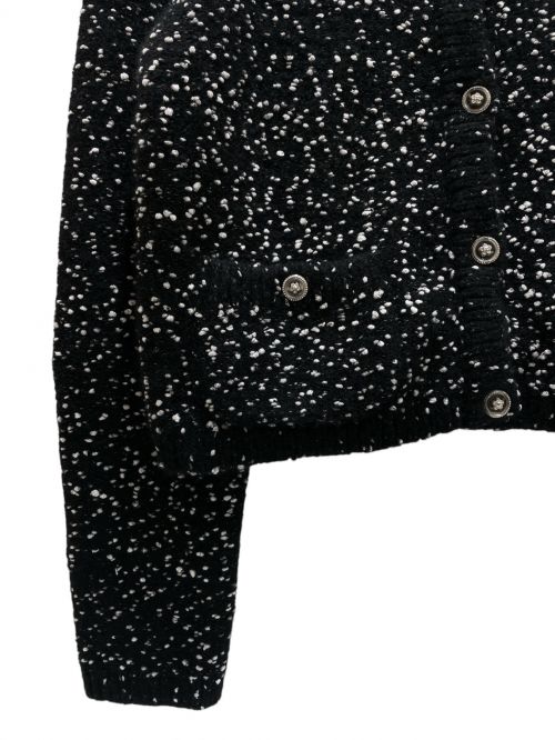 CHANEL（シャネル）CHANEL (シャネル) Cashmere and silk knit cardigan ブラック サイズ:38の古着・服飾アイテム
