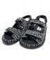 CHANEL（シャネル）の古着「Tweed Footed Head Sandal」｜ブラック