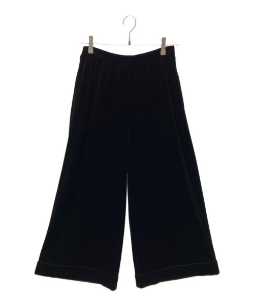 VELOUR NOIR by FOXEY NEWYORK（ベロア ノワール by フォクシー ニューヨーク）VELOUR NOIR by FOXEY NEWYORK (ベロア ノワール by フォクシー ニューヨーク) ベロアパンツ ブラック サイズ:38の古着・服飾アイテム