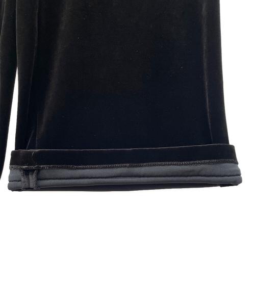 VELOUR NOIR by FOXEY NEWYORK（ベロア ノワール by フォクシー ニューヨーク）VELOUR NOIR by FOXEY NEWYORK (ベロア ノワール by フォクシー ニューヨーク) ベロアパンツ ブラック サイズ:38の古着・服飾アイテム