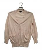 DRAWERドゥロワー）の古着「18GカシミヤシルクVネックカーディガン」｜ピンク