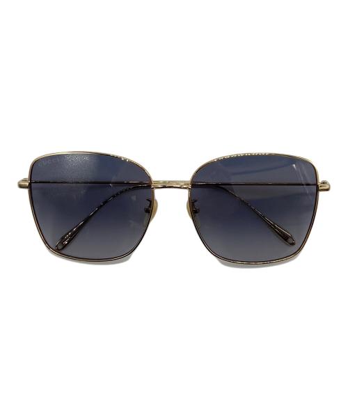 GUCCI（グッチ）GUCCI (グッチ) チェーンモチーフ付サングラス GG1030SK グレー サイズ:60-17の古着・服飾アイテム