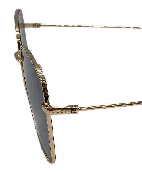 GUCCI（グッチ）GUCCI (グッチ) チェーンモチーフ付サングラス GG1030SK グレー サイズ:60-17の古着・服飾アイテム