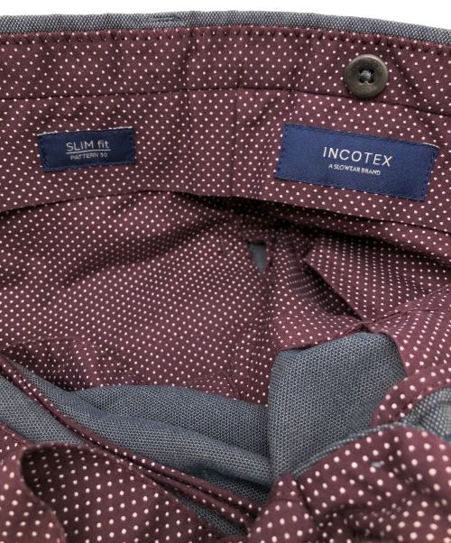 INCOTEX（インコテックス）INCOTEX (インコテックス) ノープリーツ パンツ グレー サイズ:42 未使用品の古着・服飾アイテム