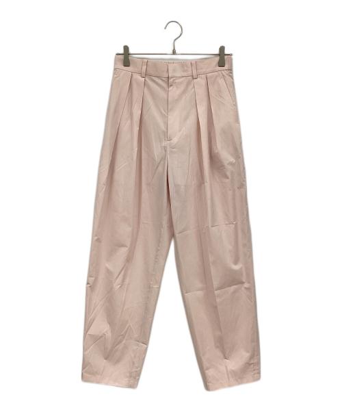 Mila Owen（ミラオーウェン）Mila Owen (ミラオーウェン) 後ろゴム2タックダンディワークパンツ ピンク サイズ:1の古着・服飾アイテム