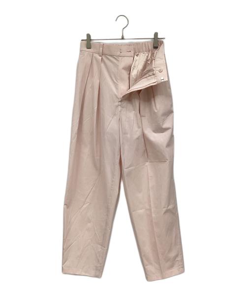 Mila Owen（ミラオーウェン）Mila Owen (ミラオーウェン) 後ろゴム2タックダンディワークパンツ ピンク サイズ:1の古着・服飾アイテム