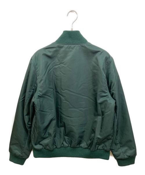 maison kitsune（メゾンキツネ）maison kitsune (メゾンキツネ) リバーシブルボンバージャケット グリーン×ネイビー サイズ:不明の古着・服飾アイテム