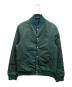 maison kitsune（メゾンキツネ）の古着「リバーシブルボンバージャケット」｜グリーン×ネイビー