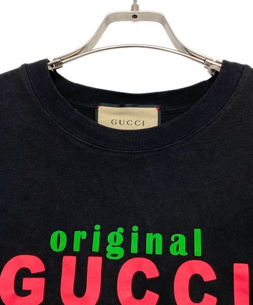 GUCCI（グッチ）GUCCI (グッチ) オーバーサイズTシャツ ブラック サイズ:Mの古着・服飾アイテム
