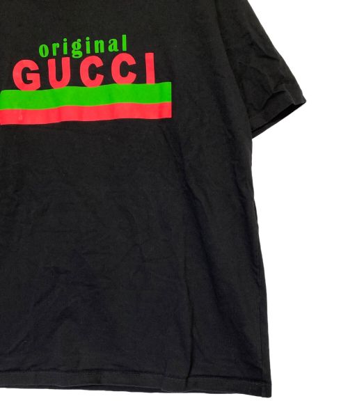 GUCCI（グッチ）GUCCI (グッチ) オーバーサイズTシャツ ブラック サイズ:Mの古着・服飾アイテム