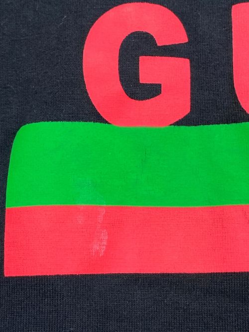 GUCCI（グッチ）GUCCI (グッチ) オーバーサイズTシャツ ブラック サイズ:Mの古着・服飾アイテム