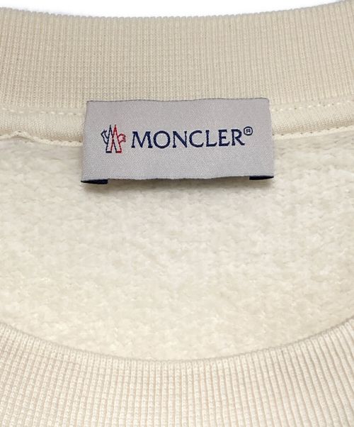 MONCLER（モンクレール）MONCLER (モンクレール) MAGLIA GIROCOLLO アイボリー サイズ:Mの古着・服飾アイテム