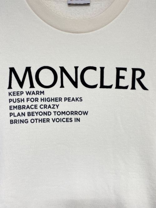 MONCLER（モンクレール）MONCLER (モンクレール) MAGLIA GIROCOLLO アイボリー サイズ:Mの古着・服飾アイテム