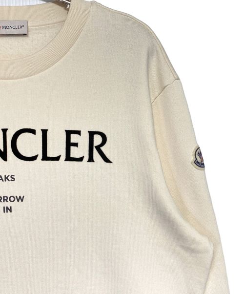 MONCLER（モンクレール）MONCLER (モンクレール) MAGLIA GIROCOLLO アイボリー サイズ:Mの古着・服飾アイテム