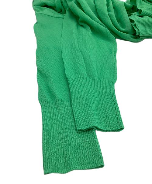 theory luxe（セオリーリュクス）theory luxe (セオリーリュクス) ウォッシャブルカーディガン グリーン サイズ:38の古着・服飾アイテム