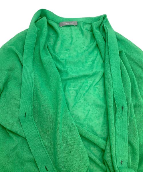 theory luxe（セオリーリュクス）theory luxe (セオリーリュクス) ウォッシャブルカーディガン グリーン サイズ:38の古着・服飾アイテム