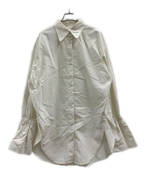 TODAYFUL（トゥデイフル）TODAYFUL (トゥデイフル) TODAYFUL　ギャザースリーブタイプライターブラウス アイボリー サイズ:FREEの古着・服飾アイテム