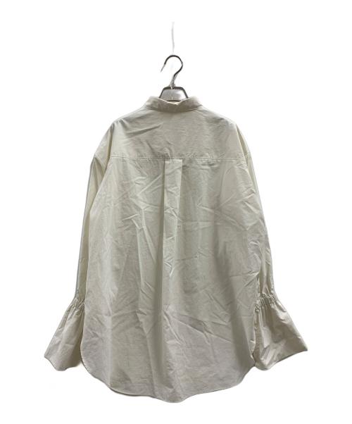 TODAYFUL（トゥデイフル）TODAYFUL (トゥデイフル) TODAYFUL　ギャザースリーブタイプライターブラウス アイボリー サイズ:FREEの古着・服飾アイテム