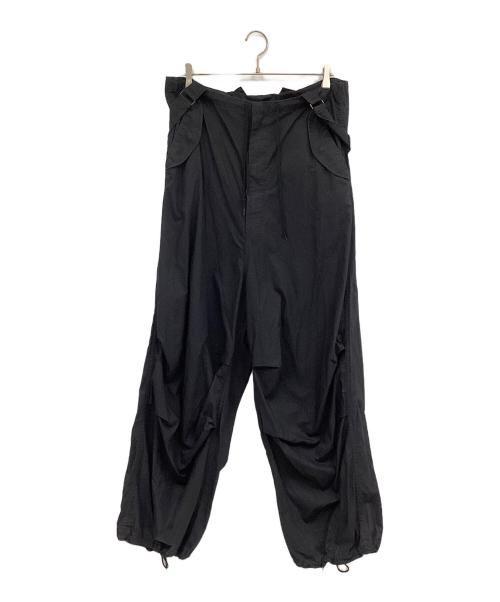 BEAMS BOY（ビームスボーイ）BEAMS BOY (ビームスボーイ) US ARMY オーバー パンツ ブラック サイズ:FREEの古着・服飾アイテム