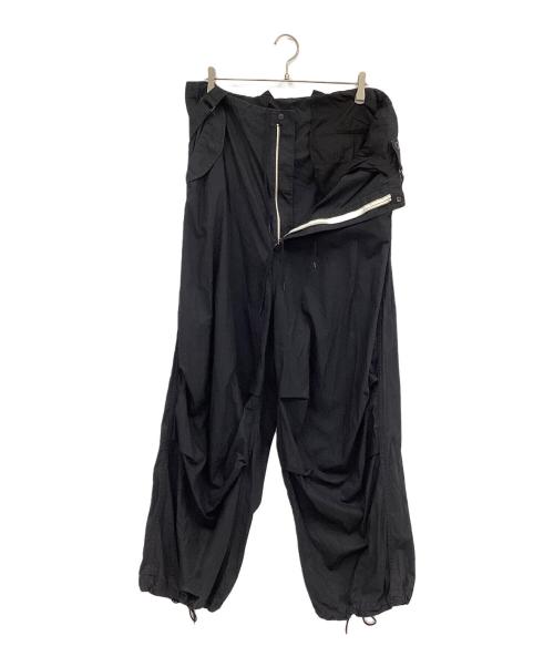 BEAMS BOY（ビームスボーイ）BEAMS BOY (ビームスボーイ) US ARMY オーバー パンツ ブラック サイズ:FREEの古着・服飾アイテム
