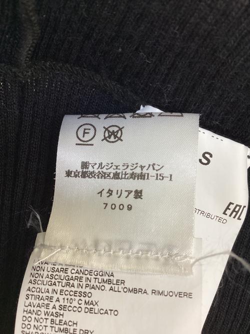 MM6 Maison Margiela（エムエムシックスメゾンマルジェラ）MM6 Maison Margiela (エムエムシックス メゾンマルジェラ) リブニットレギンス ブラック サイズ:Sの古着・服飾アイテム