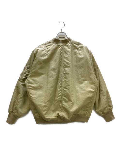 R'IAM PLAGE（リアム プラージュ）R'IAM PLAGE (リアム プラージュ) MA1 MIDDLEブルゾン ベージュ サイズ:Freeの古着・服飾アイテム