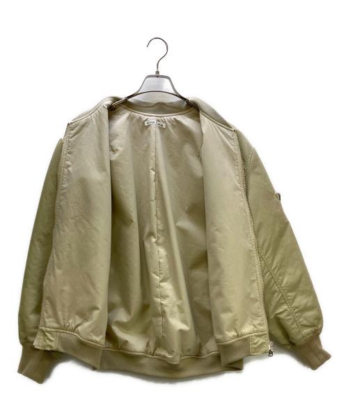 R'IAM PLAGE（リアム プラージュ）R'IAM PLAGE (リアム プラージュ) MA1 MIDDLEブルゾン ベージュ サイズ:Freeの古着・服飾アイテム