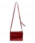 CELINE (セリーヌ) トリオラージ　ショルダーバッグ レッド サイズ:表記なし：19000円