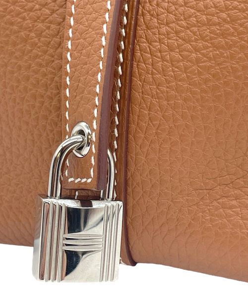 HERMES（エルメス）HERMES (エルメス) ピコタン ロック PM/シルバー金具/トリヨンクレマンス/ブラウン系/B刻印 サイズ:PMの古着・服飾アイテム