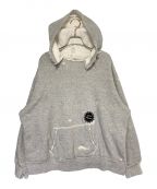 SAINT MICHAELセントマイケル）の古着「HOODIE / DOUBLE FACE」｜グレー