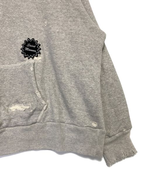 SAINT MICHAEL（セントマイケル）SAINT MICHAEL (セントマイケル) HOODIE / DOUBLE FACE グレー サイズ:Lの古着・服飾アイテム