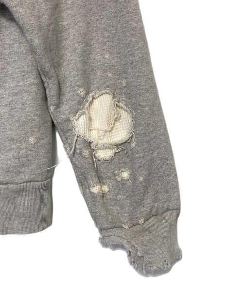 SAINT MICHAEL（セントマイケル）SAINT MICHAEL (セントマイケル) HOODIE / DOUBLE FACE グレー サイズ:Lの古着・服飾アイテム
