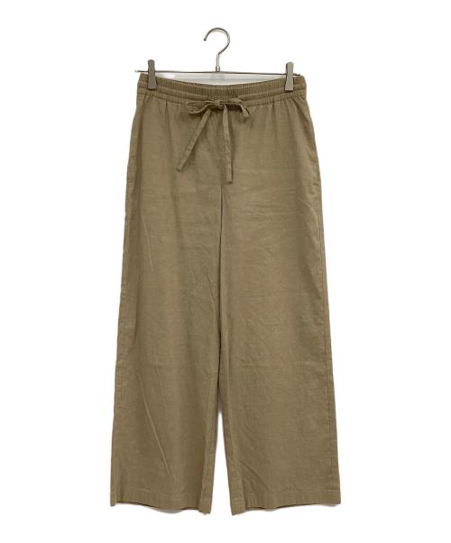 theory luxe（セオリーリュクス）theory luxe (セオリーリュクス) リネンワイドクロップドパンツ ベージュ サイズ:40の古着・服飾アイテム