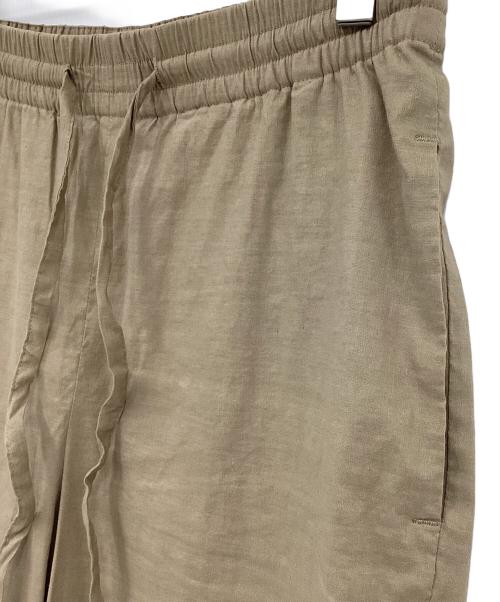 theory luxe（セオリーリュクス）theory luxe (セオリーリュクス) リネンワイドクロップドパンツ ベージュ サイズ:40の古着・服飾アイテム