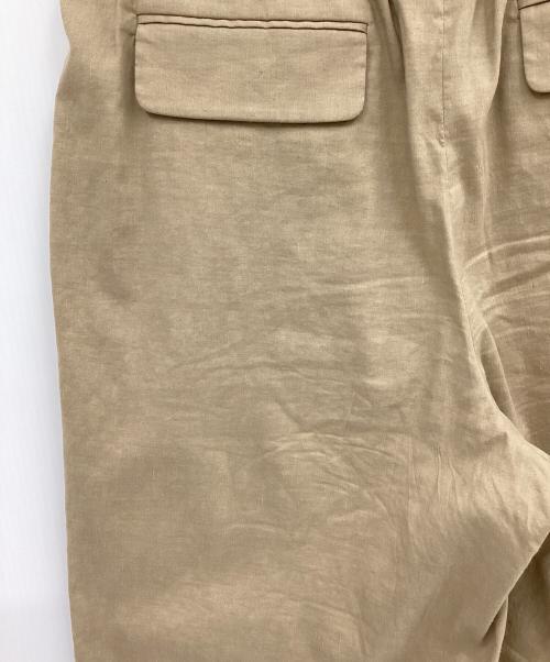 theory luxe（セオリーリュクス）theory luxe (セオリーリュクス) リネンワイドクロップドパンツ ベージュ サイズ:40の古着・服飾アイテム