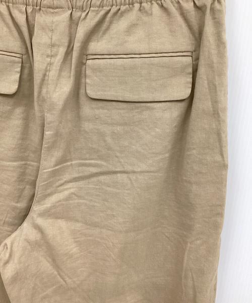 theory luxe（セオリーリュクス）theory luxe (セオリーリュクス) リネンワイドクロップドパンツ ベージュ サイズ:40の古着・服飾アイテム