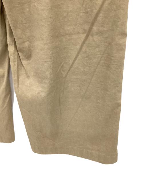theory luxe（セオリーリュクス）theory luxe (セオリーリュクス) リネンワイドクロップドパンツ ベージュ サイズ:40の古着・服飾アイテム