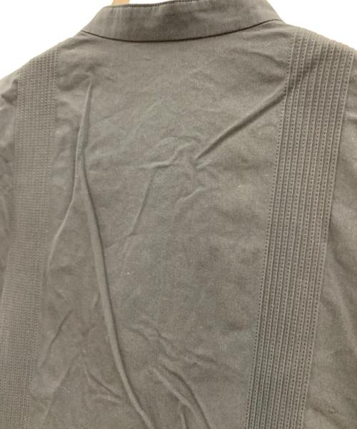 YUNI（ユニ）yuni (ユニ) yuni　スーピマブロード細ピンタックAラインワンピース ネイビー サイズ:FREEの古着・服飾アイテム