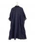 ne quittez pas (ヌキテパ) POPLIN CHECK EMB SHIRTS DRESS ネイビー サイズ:FREE：7000円