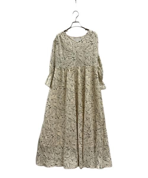 SLOBE IENA（スローブ イエナ）SLOBE IENA (スローブ イエナ) SLOBE IENA　花柄ワンピース アイボリー サイズ:FREEの古着・服飾アイテム