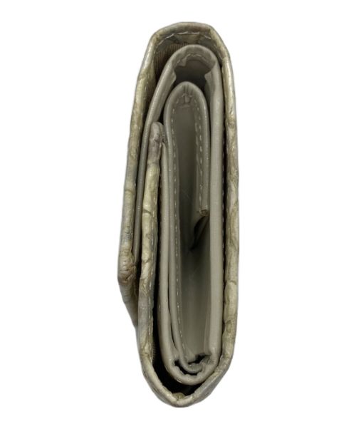 HIROKO HAYASHI（ヒロコ ハヤシ）HIROKO HAYASHI (ヒロコ ハヤシ) 3つ折り財布 ベージュの古着・服飾アイテム