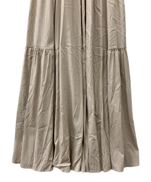COCODEAL（ココディール）COCODEAL (ココディール) フリルスリーブティアードワンピース ベージュ サイズ:2の古着・服飾アイテム