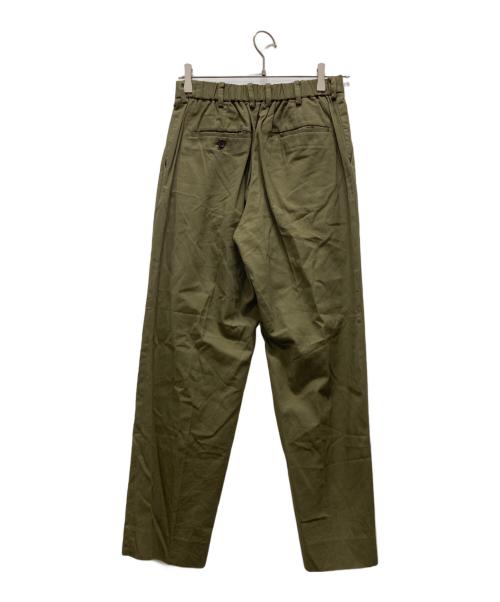 MARKAWARE（マーカウェア）MARKAWARE (マーカウェア) PEGTOP TROUSERS カーキ サイズ:1の古着・服飾アイテム