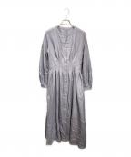 ANAYIアナイ）の古着「ソフトアムンゼンタックフレアーワンピース」｜パープル