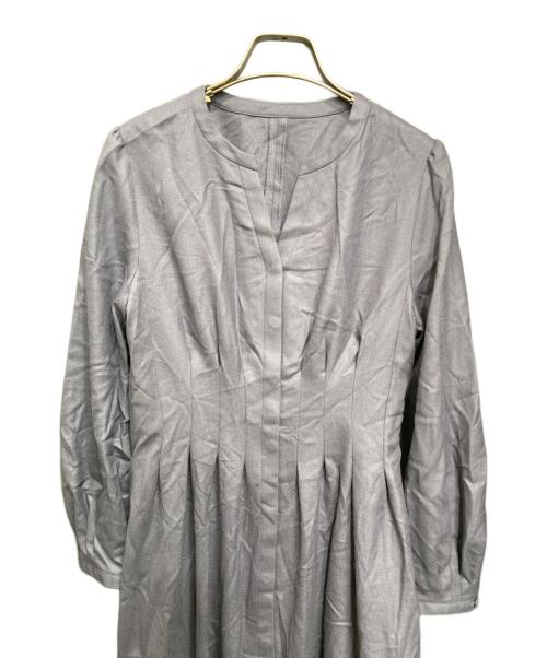 ANAYI（アナイ）ANAYI (アナイ) ソフトアムンゼンタックフレアーワンピース パープル サイズ:38の古着・服飾アイテム