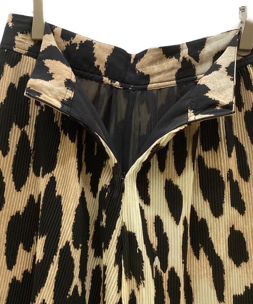 GANNI（ガニー）GANNI (ガニー) レオパードスカート ベージュ サイズ:36の古着・服飾アイテム