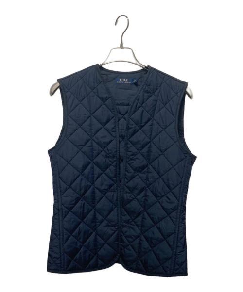 POLO RALPH LAUREN（ポロ・ラルフローレン）POLO RALPH LAUREN (ポロ・ラルフローレン) キルティングライナー付ナイロンコート ネイビー サイズ:XSの古着・服飾アイテム