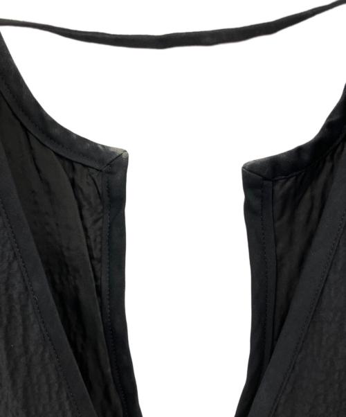 SACRA（サクラ）SACRA (サクラ) シアサッカーワンピース ブラック サイズ:38の古着・服飾アイテム