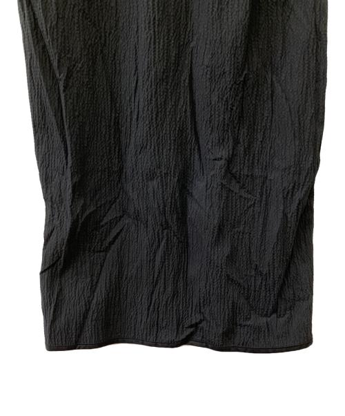 SACRA（サクラ）SACRA (サクラ) シアサッカーワンピース ブラック サイズ:38の古着・服飾アイテム