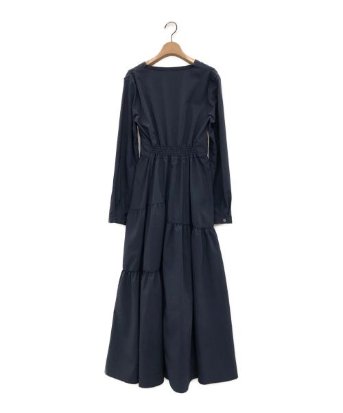 Noble（ノーブル）Noble (ノーブル) ランダムティアードワンピース ネイビー サイズ:36の古着・服飾アイテム